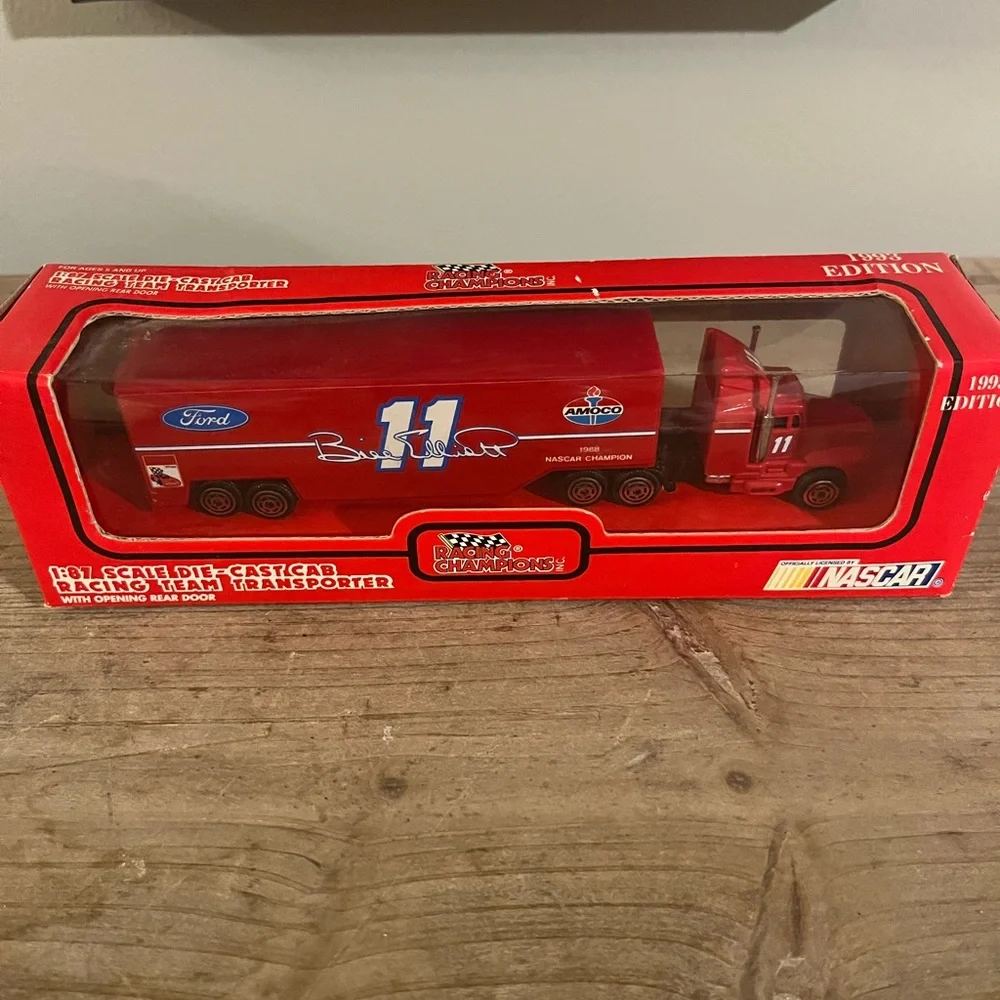 Bill Elliot ford semi truck nascar‎ 11
